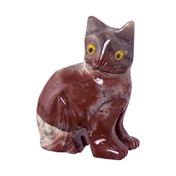 Cat Crystal Carved Spirit Animal - Picture 1 of 1